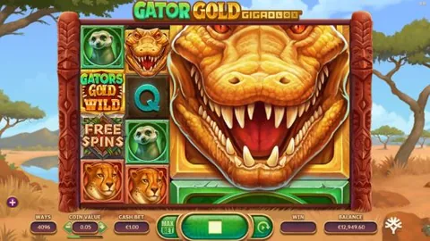 Gator Gold GigaBlox™ oyununun kapak görseli